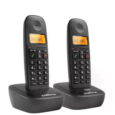Imagem de Telefone S/ Fio C/ Identificador De Chamadas + Ramal Ts 2512 Preto 4122512