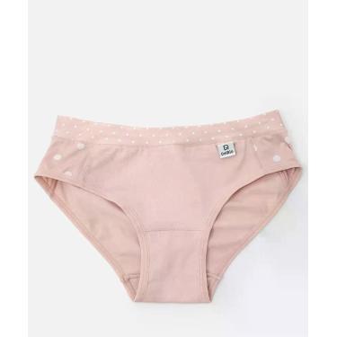 Imagem de Calcinha Infantil Poá DelRio Tam 4 a 12 Bege-79243, Bege, 11/12