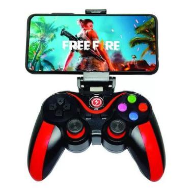 Imagem de Controle Gamepad Bluetooth Celular Android E Ios Para Jogos - Kapbom,