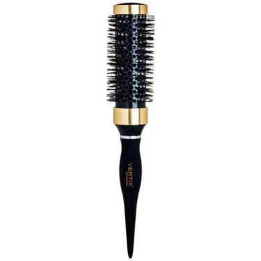 Imagem de Escova Vazada Cerâmica Black & Gold 33mm Vertix Profissional, Esc 1471
