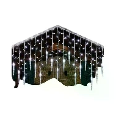 Imagem de Guirlanda De Natal Externa Com Luzes LED Em Forma De Cortina Para Deco