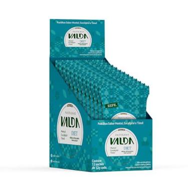 Imagem de Valda Diet Pastilha para Garganta Menta Sachê 12x12g
