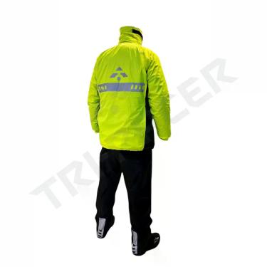Imagem de Capa de Chuva Conjunto Motociclista WATERPROOF TRI-RACER - Amarelo Neo