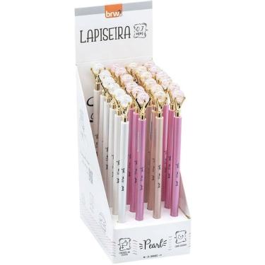 Imagem de Lapiseira 0.7MM Plastica Pearl 4 Cores SORT DP.C/24 - BRW