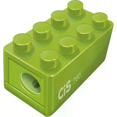 Imagem de Apontador Escolar CIS 700  Simples, Resistente e Preciso -, Verde