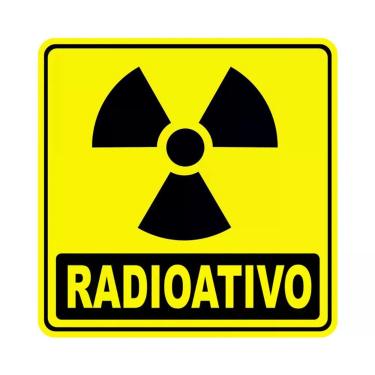 Imagem de Adesivo Lixo Reciclavel 20cm X 20cm Nome Do Desenho Radioativo
