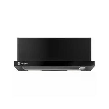 Imagem de Depurador de Ar Electrolux 60cm Retrátil Preto Efficient com Luz de Led (DE6RB)