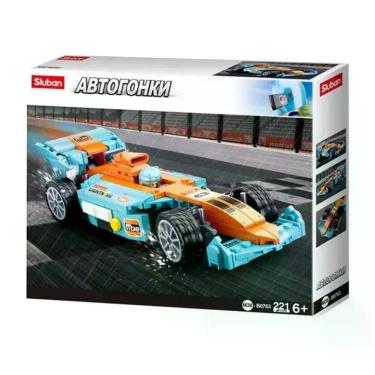 Imagem de Brinquedo de Montar para Crianças Cubic Raciing Team 221 Peças - BR148