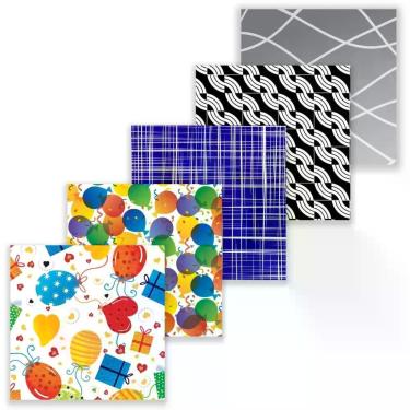 Imagem de Saco Metalizado Casual 50X70CM Sortido Pacote com 50 - Gala Embalagens