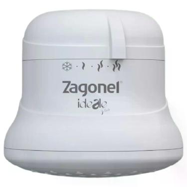Imagem de Ducha Ideale Plus 4 Temperaturas Branco Com Cano 6800 Watts 220 Volts - Did4t68220br07 - Zagonel