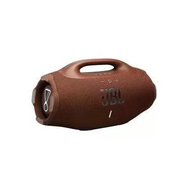 Imagem de Caixa de Som Bluetooth JBL Boombox 4 Marrom, Bateria de Até 34H à Prova d’Água e Resistente a Poeira IP68 e 210W