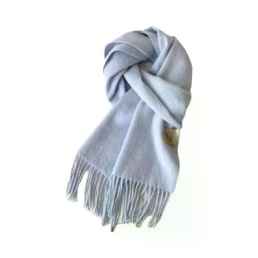 Imagem de Cachecol Feminino Longo De Lã E Caxemira Quente Para Inverno, Xale Sól