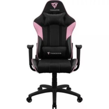 Imagem de Cadeira Gamer Thunderx3 Ec3, até 125 kg, com almofadas, Ajustável, Air Tech, Rosa