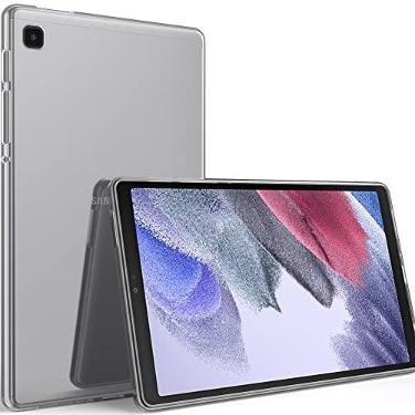 Imagem de Capa transparente para Galaxy Tab A7 Lite 2021, capa protetora de TPU macio flexível com design fino Puxicu para tablet Samsung Galaxy Tab 7 Lite 8,7 polegadas 2021 (SM-T220/T225), transparente