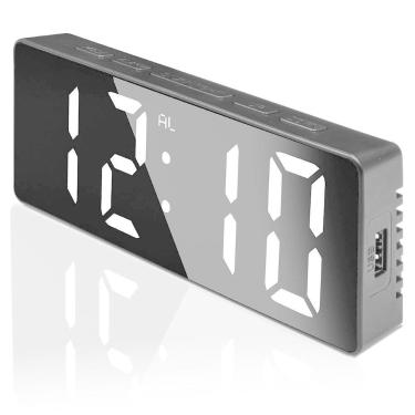 Imagem de Relogio De Mesa Parede Moderno Luminoso Digital Cabeceira - Hxt