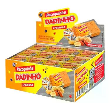 Imagem de Paçoca Dadinho Quadrada Embalada com 40 unidades (800g)