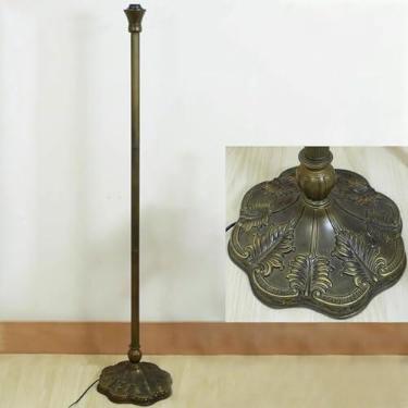 Imagem de errzom Base De Luminária Chão Tiffany Torchiere, Apenas Substituição Para Abajur Vidro Colorido 12-14" Largura, Altura Do Poste 63" Com Acabamento Em Bronze, Iluminação Canto Resina