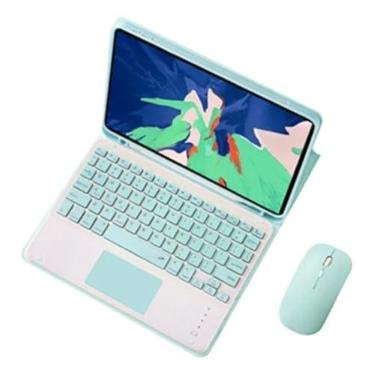 Imagem de Kit Capa para Samsung S6 Lite 10.4 Polegadas: Capa para Tablet + Teclado Removível + Mouse