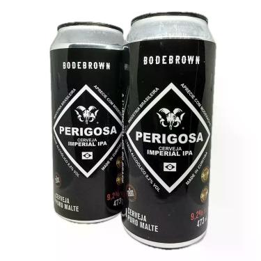 Imagem de Kit 2 Cervejas Perigosa Imperial Ipa 473ml Pale Ale 9,2% - Bodebrown