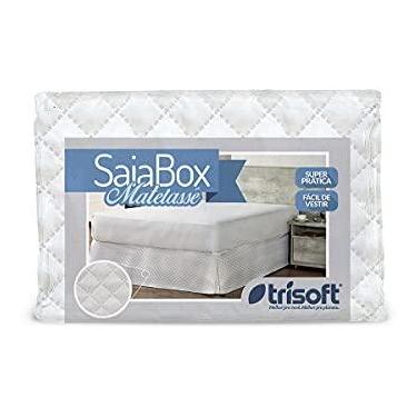 Imagem de Saia para Cama Box Matelasse Casal 1,38m x 1,88m x 35cm