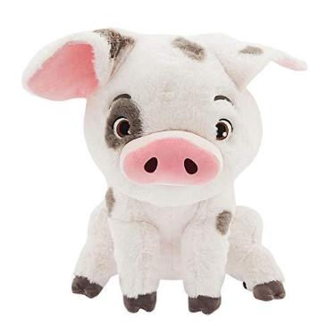 Imagem de Pua Porco Moana, Almofada Animais Pelúcia, Brinquedo Pelúcia Macio e Realista para Crianças (22 cm)