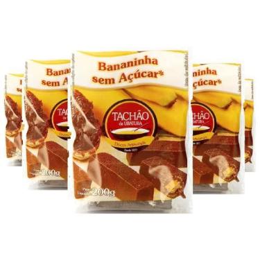 Imagem de 5x Bananinha Sem Açúcar TACHÃO DE UBATUBA 200g