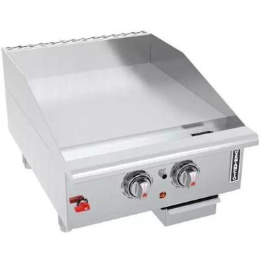 Imagem de Chapa Termostática Genesis New G24CT24TN a Gás GLP com Termostato Inox