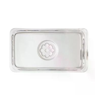 Imagem de Manteigueira Cristal De Chumbo Daisy 18X11X10Cm - WOLFF