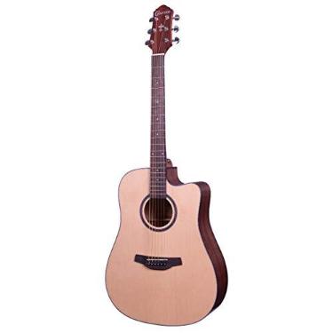 Imagem de Violão Folk Cutway Tampo Spruce B/S Mogno EQ CR-T NV Satin HD-100CE/OP.N Crafter