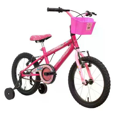 Imagem de Bicicleta Infantil Aro 16 Skii Freio V-Brake Stone Bike, Rosa