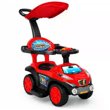 Imagem de Triciclo Infantil Carrinho c/ Teto Vermelho BW060VM Importway