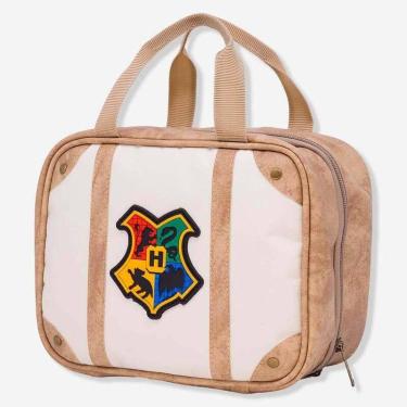 Imagem de Necessaire Viagem Harry Potter Hogwarts Vintage Licenciada Desenho do 