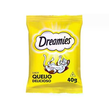 Imagem de Petisco para Gato Adulto Dreamies Queijo 40g, Queijo