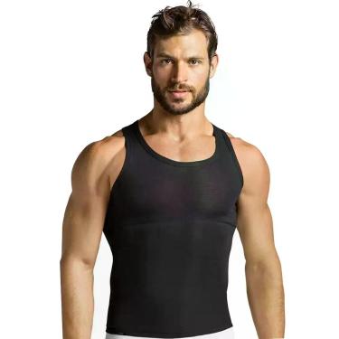 Imagem de Camisa Regata Cinta Modeladora Redutora Masculina Postura Redutora Abd