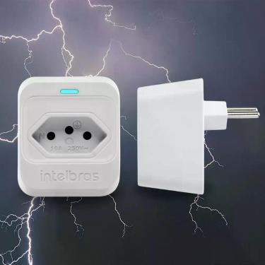Imagem de Anti Surto Tomada De Proteção Elétrica Bivolt Intelbras 10A EPS 301 Br