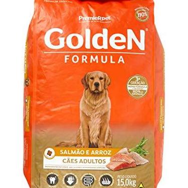 Imagem de Premier Pet Golden Ração para Cães Adultos, Sabor Salmão e Arroz, 15kg