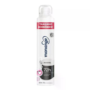 Imagem de Desodorante Aerossol Monange Antitranspirante Invisível 72h 200ml