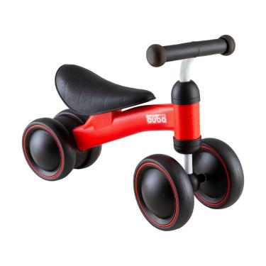 Imagem de Bicicleta Infantil Equilibrio C/4 Rodas Vermelha - Buba, Vermelho