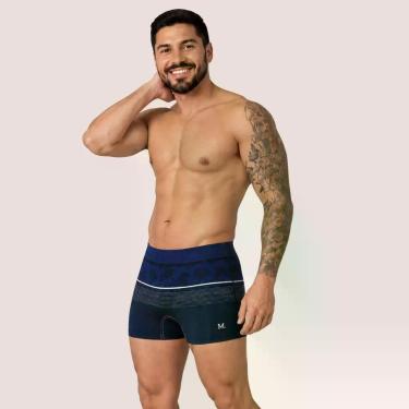 Imagem de Sunga Mash Boxer Masculina Adulto Estampada Para Praia Piscina Natação