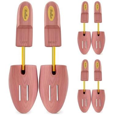 Imagem de Forma de sapato Stratton de cedro, feminina e masculina, para tênis, alargador e modelador | Cultivado nos EUA, Cedro, Medium (Fits Shoe Sizes 9 - 10)