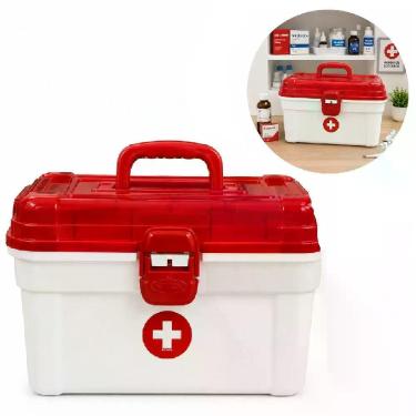 Imagem de Frasqueira Organizadora para Medicamentos Yeet 12 Litros com Trava de Segurança e Alça Reforçada 12L
