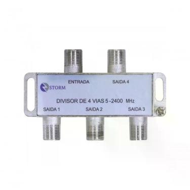 Imagem de Divisor de Satélite Storm Divisor Satélite Storm 1-4 5-2400 Mhz para Antena Parabólica Banda C