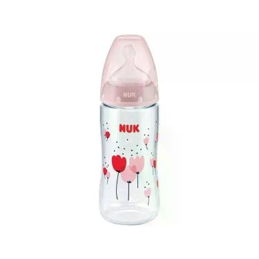 Imagem de Mamadeira Anticólica com Controle de Temperatura - 300ml NUK First Cho
