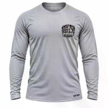 Imagem de Camisa Uv +50 Botafogo Torcedor Fogão Glórioso cor:CinzaTamanho:G1 - G