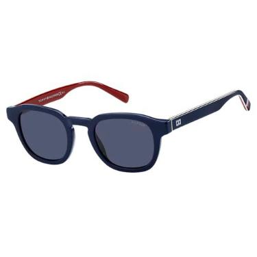 Imagem de Óculos de Sol Tommy Hilfiger TH 1855/RE/S PJP - Azul 47