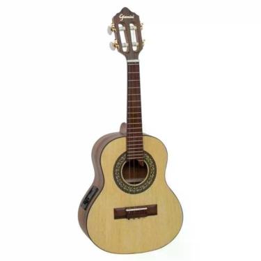 Imagem de Cavaco Eletroacústico CS1 Gonçalo Alves com Tampo em Marupá Maciço e Equalizador MT-2 Natural Satin Giannini