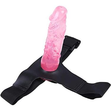 Imagem de Capa Peniana em Forma de Pênis com Cinta Di08 Penisde Silicone Grande Grosso feminino