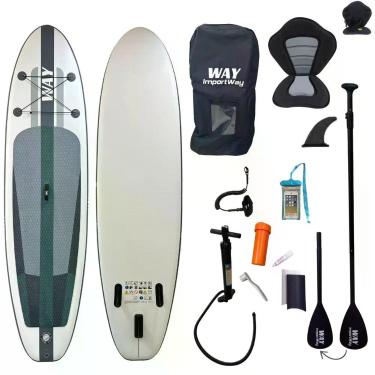 Imagem de Prancha Stand Up Inflável Alta Performance com Assento Caiaque 320x84x