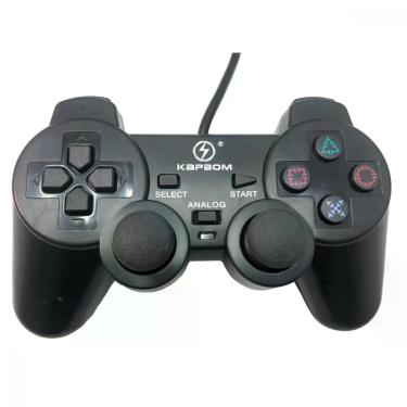 Imagem de Controle PS2 Com Fio Kap-2y - Kapbom