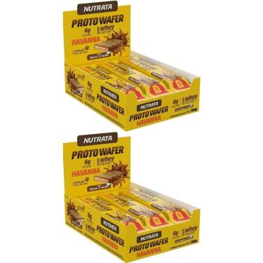 Imagem de Kit 2X Proto Wafer - 12 Unidades De 30g Doce de Leite Havanna - Nutrat